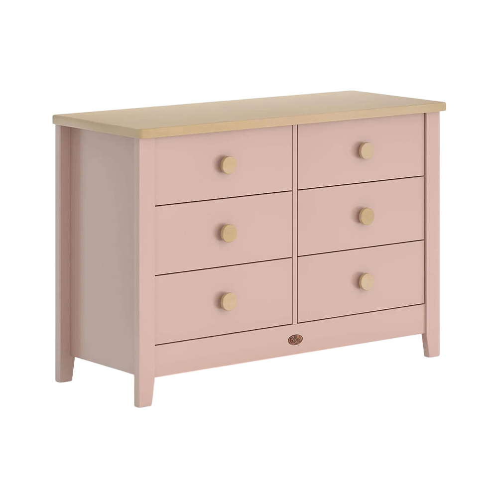 Boori - Kids 6 Drawer Chest - Cherry/Almond