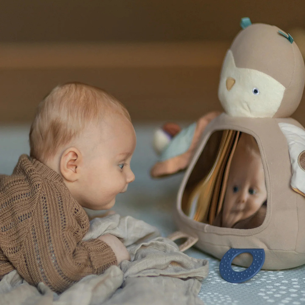 Sebra - Activity Soft Toy - Blinky The Owl
