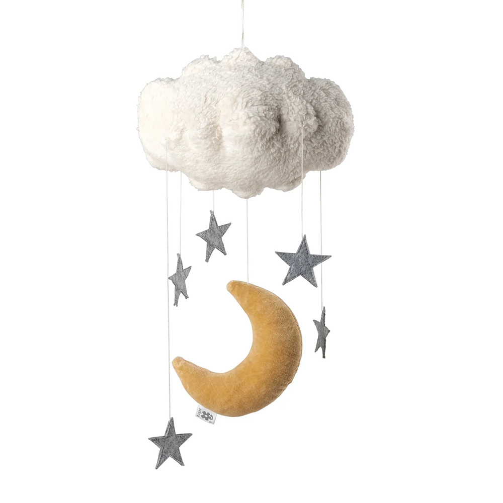 Sebra - Baby Cot Mobile - Moon And Stars