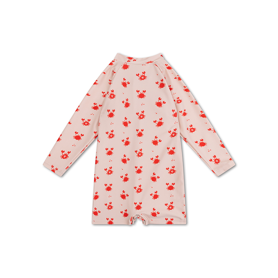 Swim Essentials Oh Crab Printed Baby Swimsuit - Cream