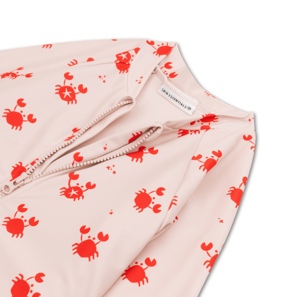 Swim Essentials Oh Crab Printed Baby Swimsuit - Cream