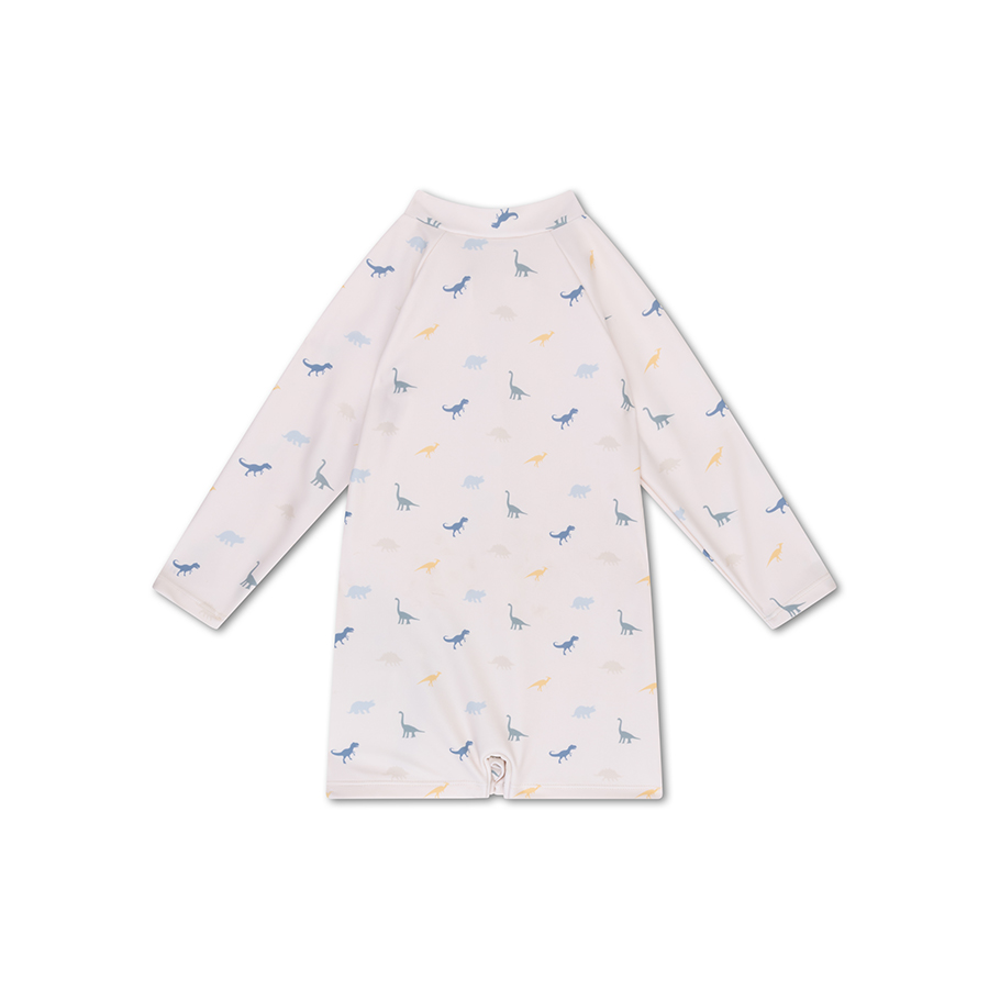Swim Essentials Dino Printed Baby Swimsuit - Cream