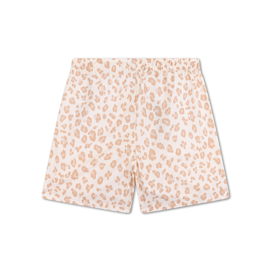 Swim Essentials Girl's Short Leopard - Beige