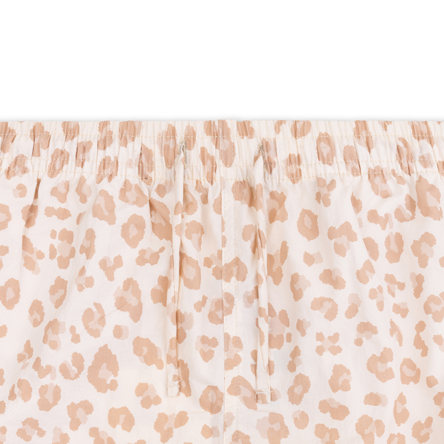 Swim Essentials Girl's Short Leopard - Beige