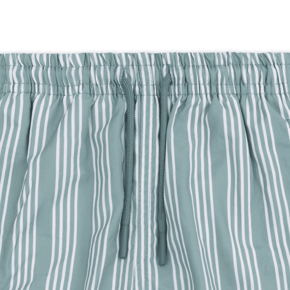 Swim Essentials Boys' Resort Stripe Swim Shorts - Green