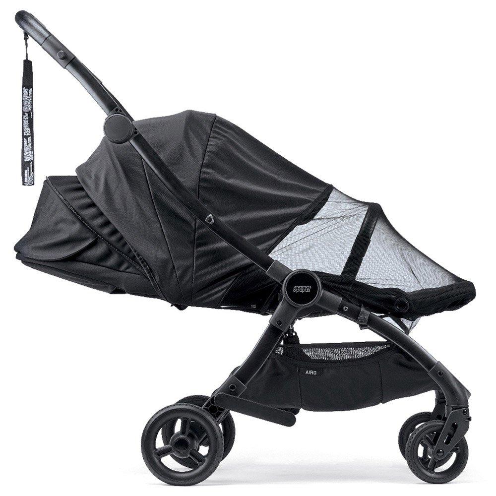 Mamas & Papas - Airo Sunshield And Insect Net Only - Black