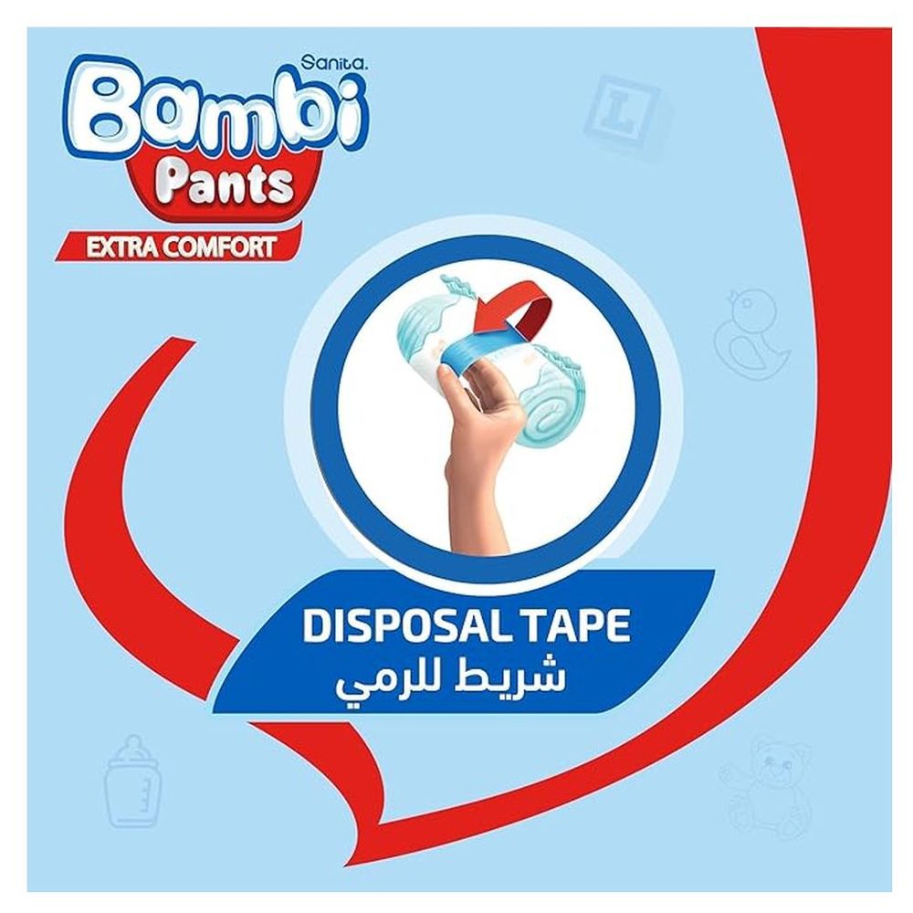 سانيتا بامبي - حفاظات مقاس 6 - 16 كغ فما فوق - إكس إكس إل - 58 قطعة