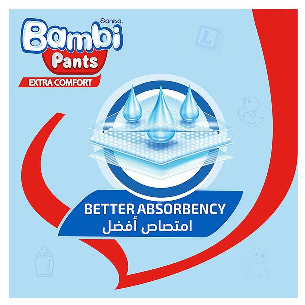 Sanita Bambi - Diaper Pants - Size 4 - 8-14kg - Large - Pack of 3 - 150 Pcs
