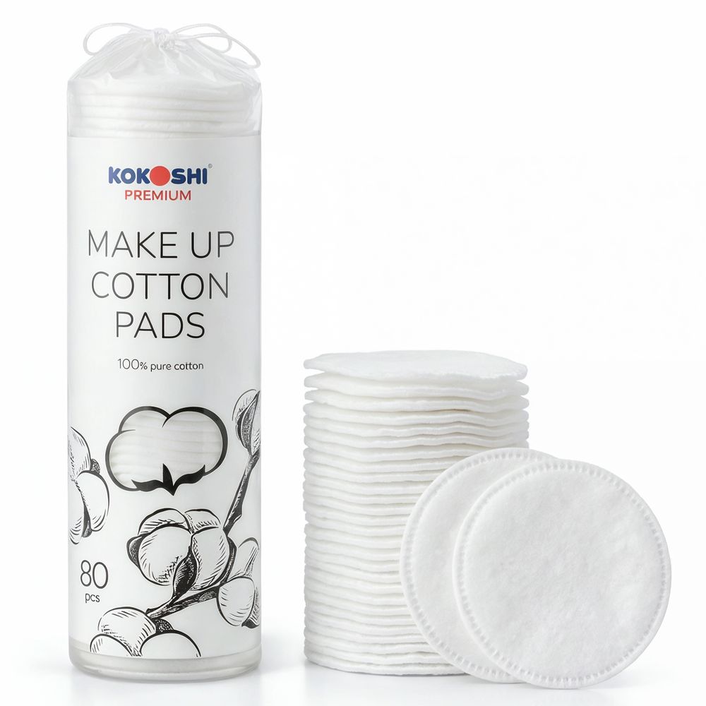 Kokoshi - Premium Make Up Cotton Pads - White
