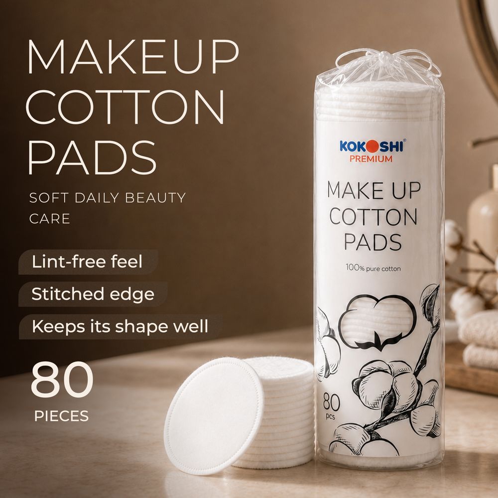 Kokoshi - Premium Make Up Cotton Pads - White