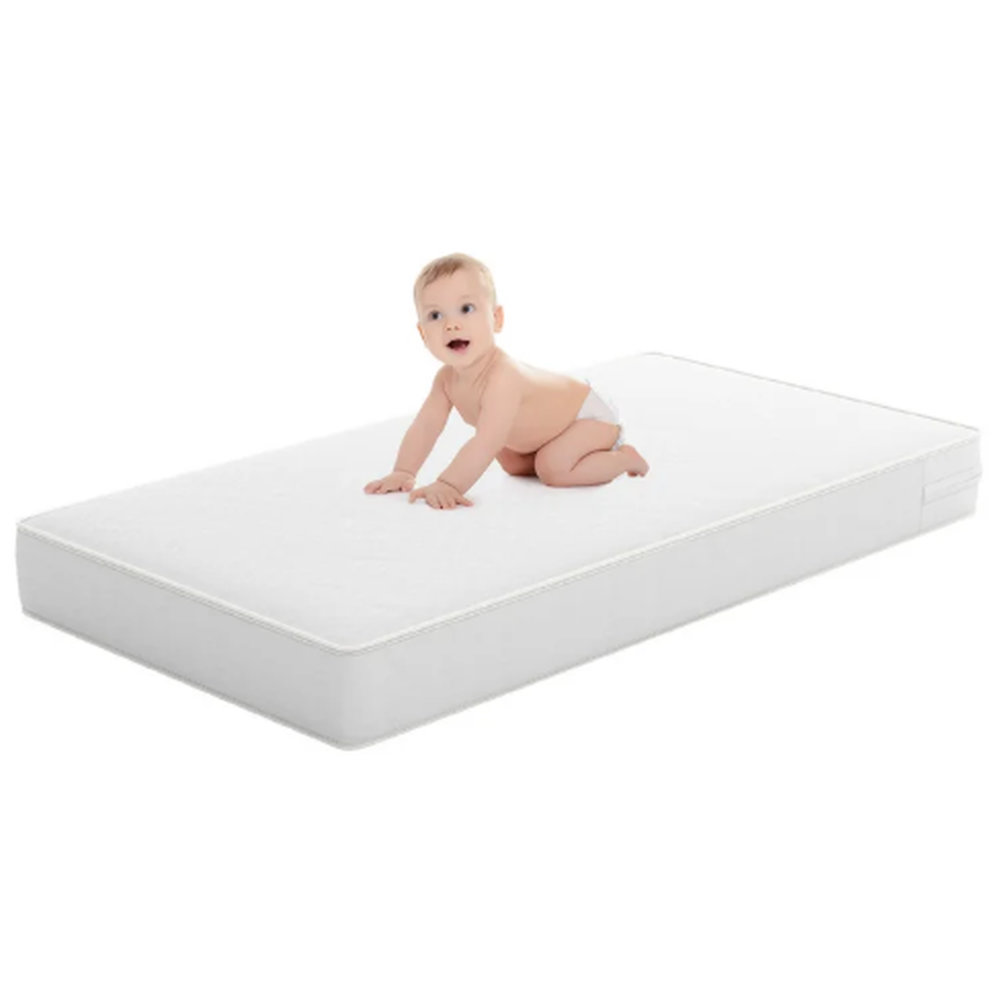 Bebesitos - American Quilt Baby Cot Thick Mattress - White - 105x70x12cm