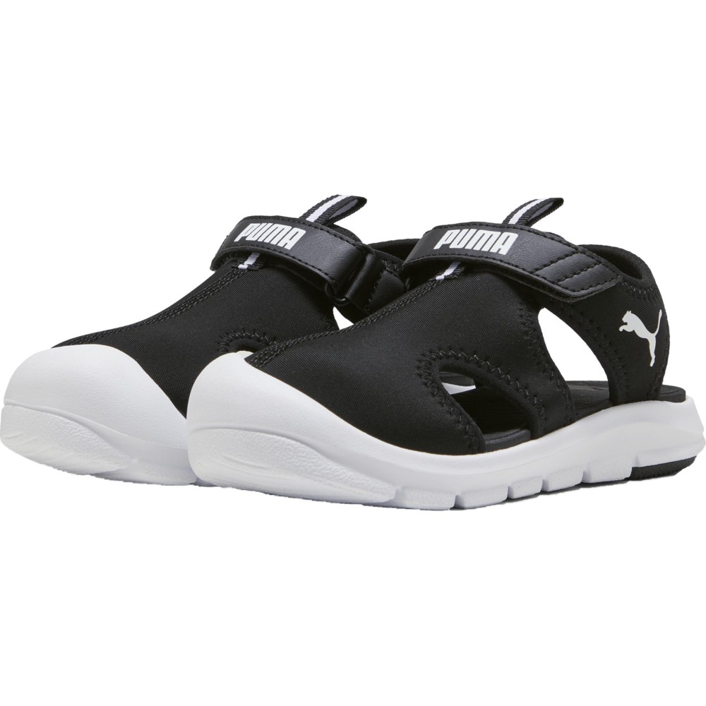 Puma Fun Racer V Pre School Sandals - Black