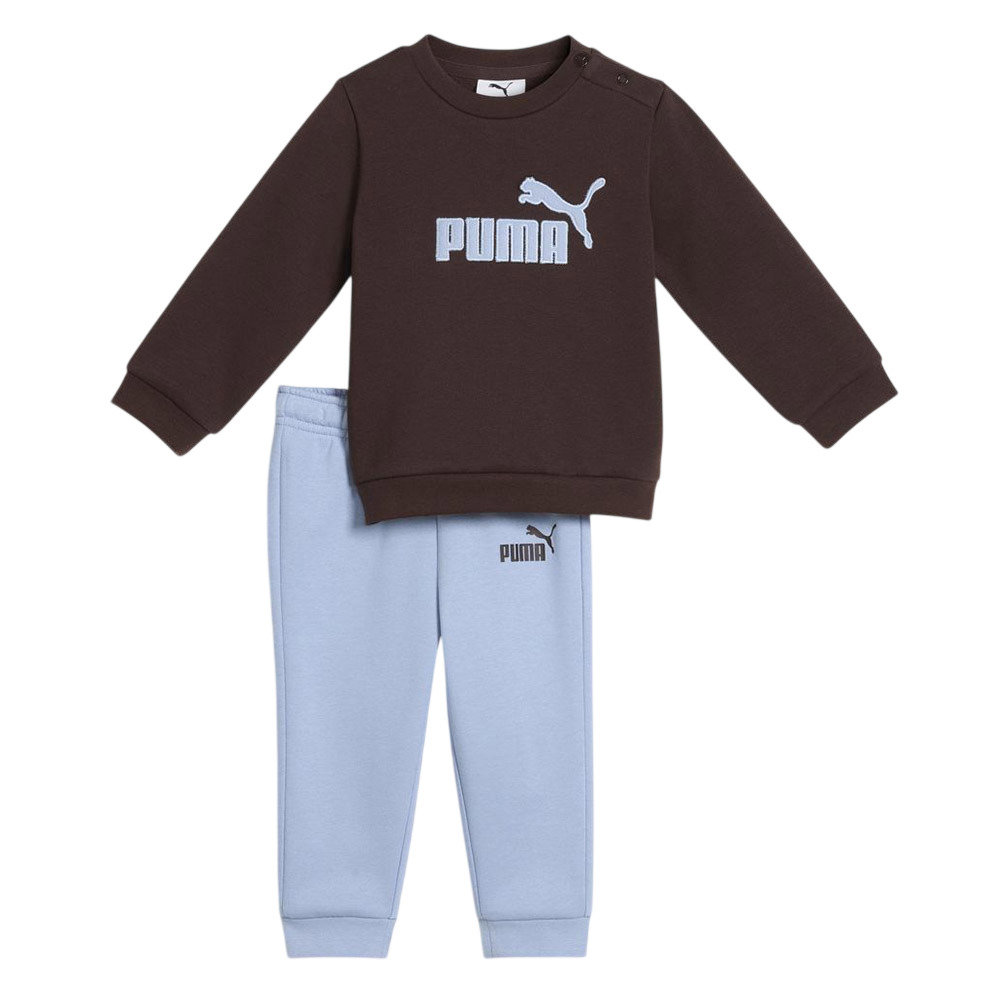 Puma - 2Pc-Set - Minicats Crew Sweatshirt And Pants - Chocolate Fondue