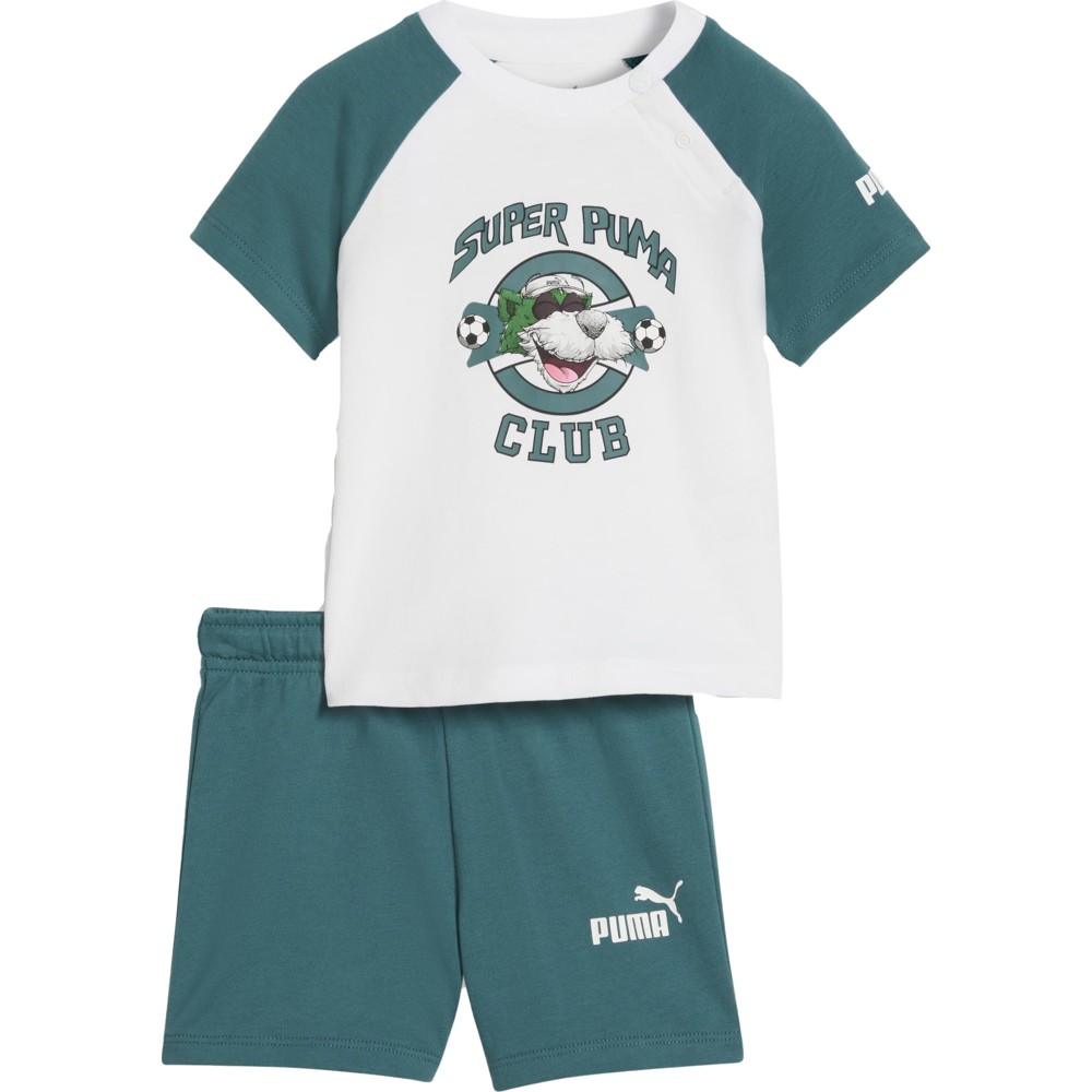 Puma Kids Super Puma Club T-Shirt and Shorts - 2 Pcs