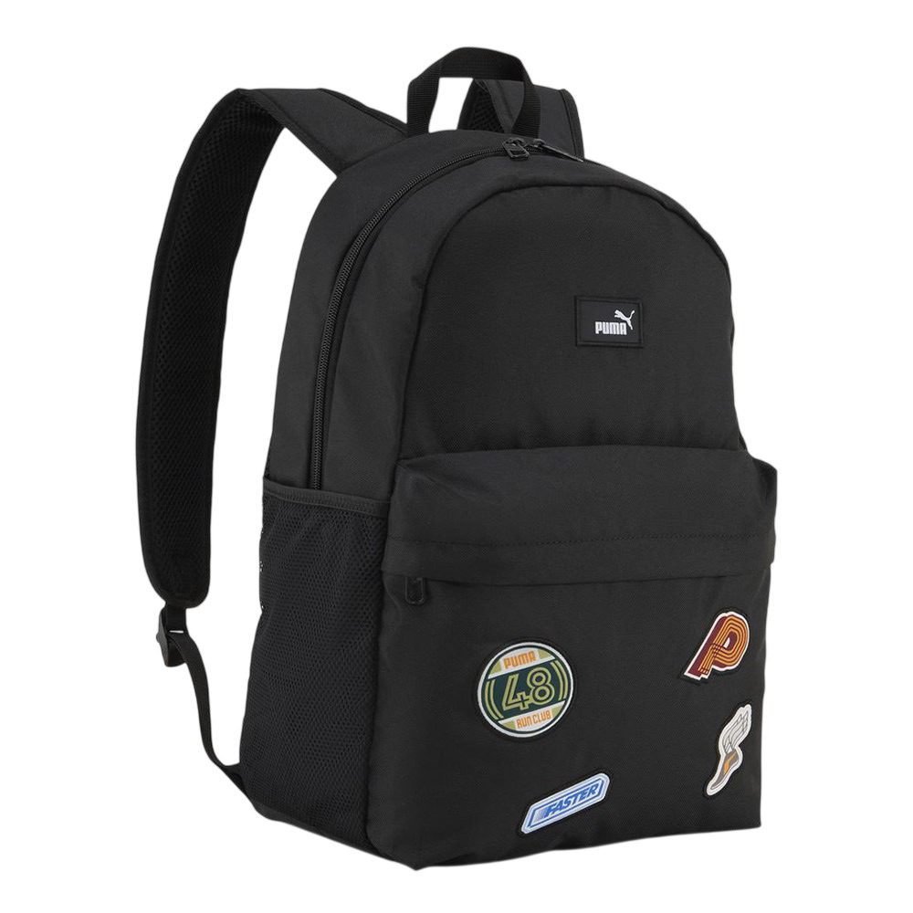Puma - Phase Patch Backpack - Black - 17-Inch