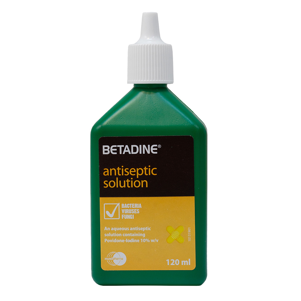 Betadine - Antiseptic Solution - 120 ml