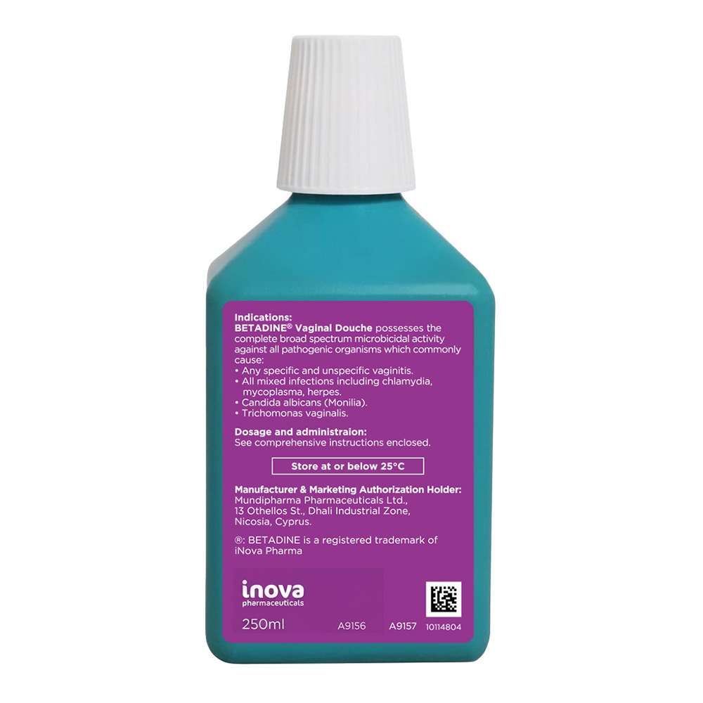 Betadine - Medicated Vaginal Douche - 250 ml