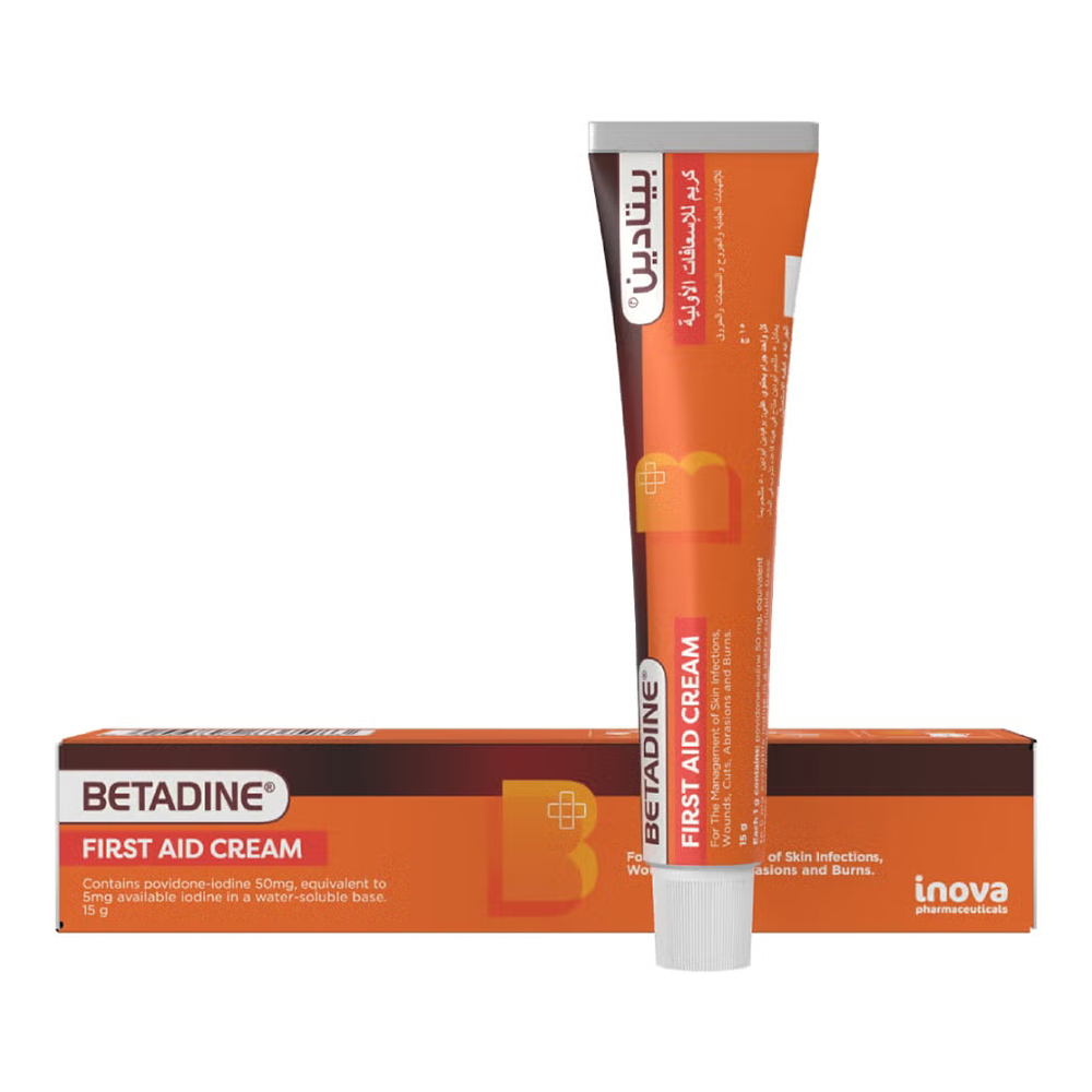 Betadine - First Aid Cream - 15 gm