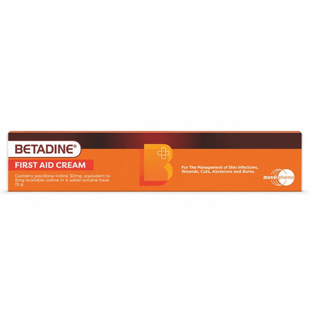 Betadine - First Aid Cream - 15 gm