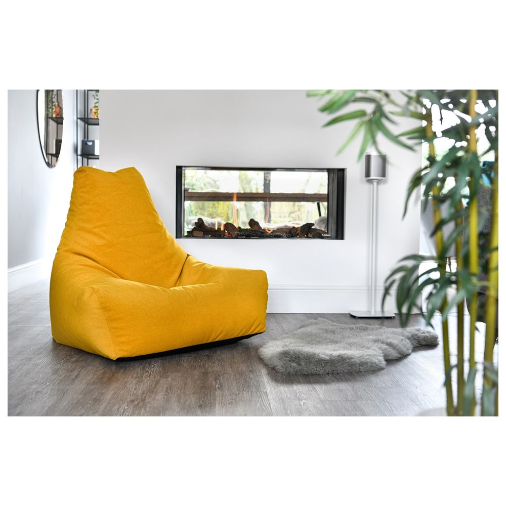 Extreme Lounging - Mighty Suede Indoor Bean Bag - Mustard
