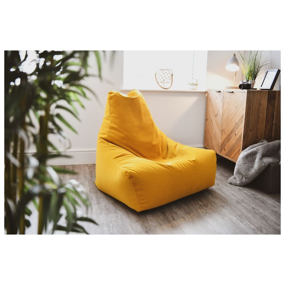 Extreme Lounging - Mighty Suede Indoor Bean Bag - Mustard