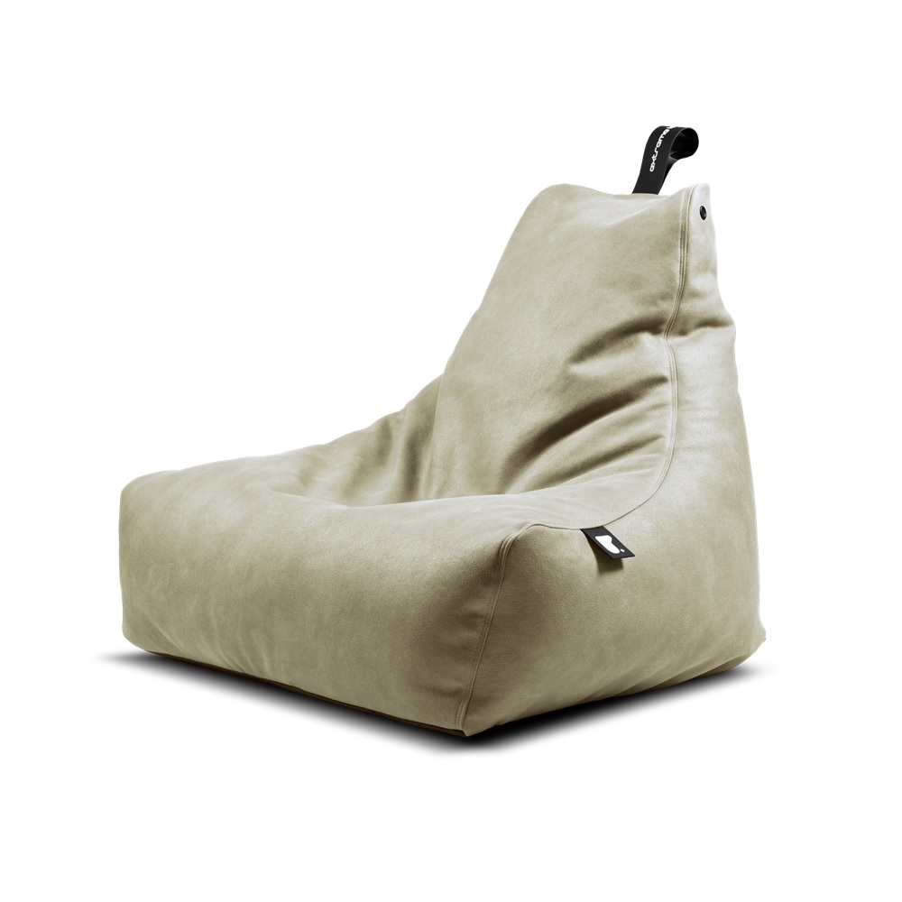 Extreme Lounging - Mighty Leather Bean Bag - Latte