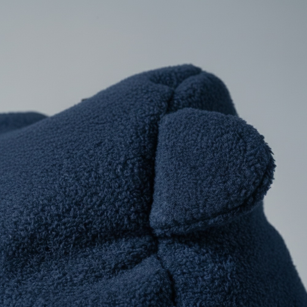 Extreme Lounging Mini Teddy Bean Bag - Navy Blue