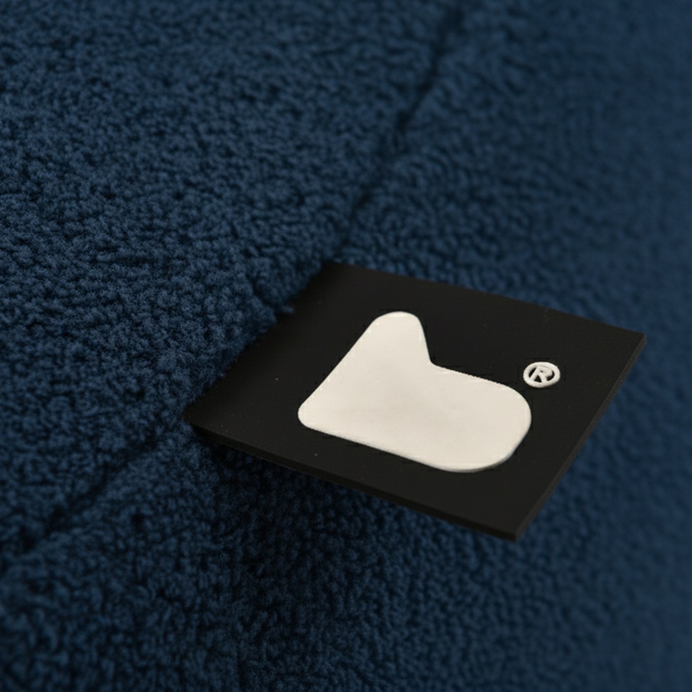 Extreme Lounging Mini Teddy Bean Bag - Navy Blue
