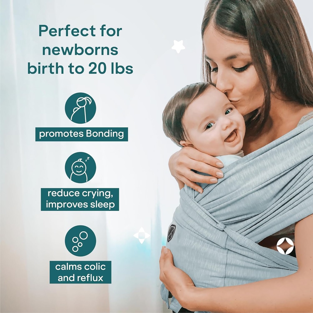 Koala Babycare - Cuddle Band Sling Baby Carrier - Blue