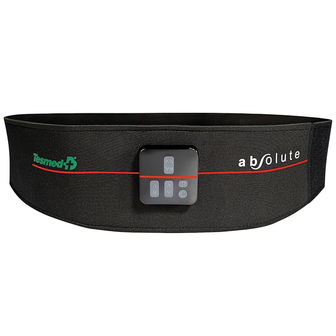 Tesmed - Absolute EMS Abs Muscle Stimulator Belt - Black