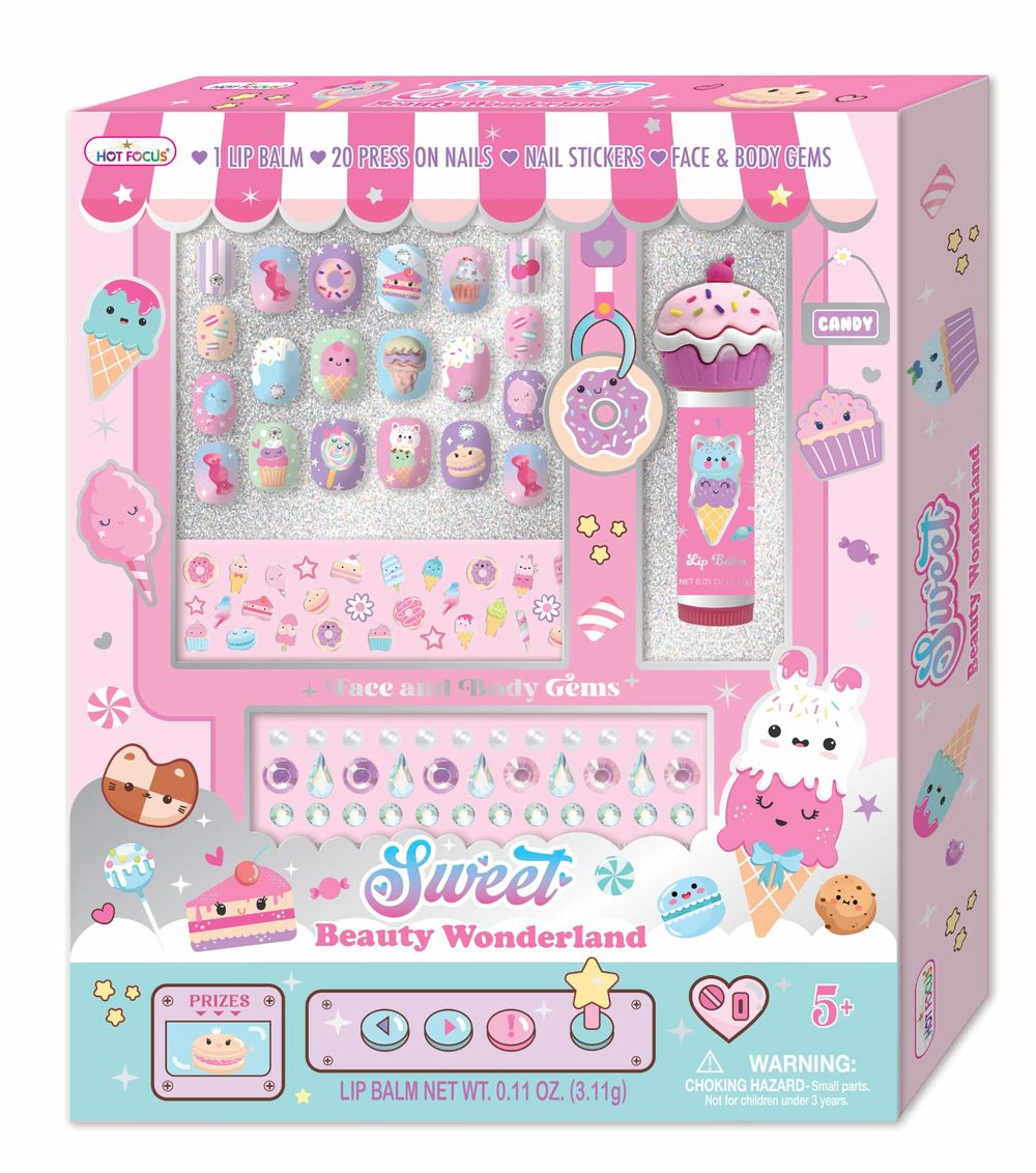 Hot Focus - Sweet Beauty Wonderland Play Make-Up Kit - Multicolor