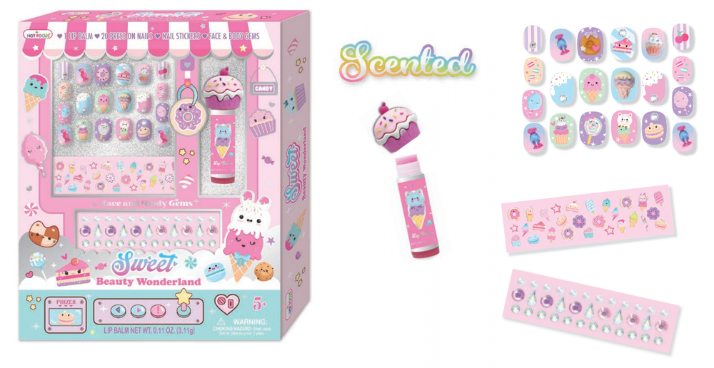 Hot Focus - Sweet Beauty Wonderland Play Make-Up Kit - Multicolor