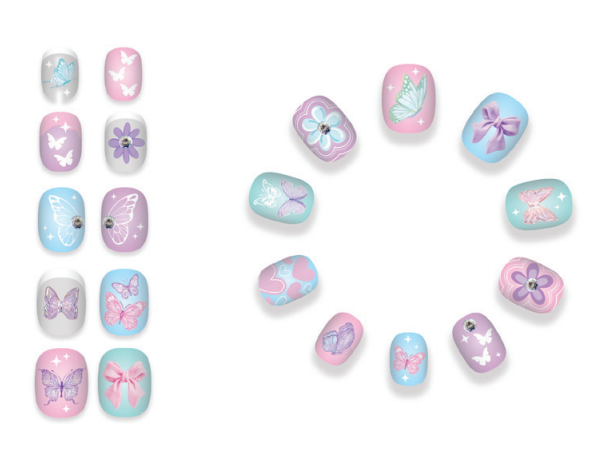 Hot Focus Nail Diva Kit - Butterflies - 20pcs