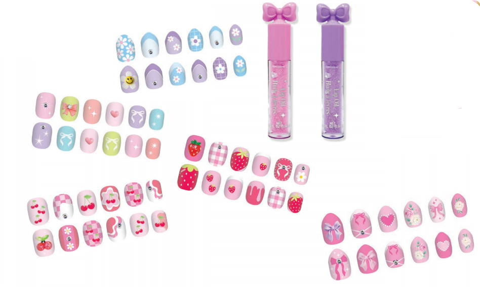 Hot Focus - All-In-One Glamour Days Manicure & Lip Care Kit - Multicolor