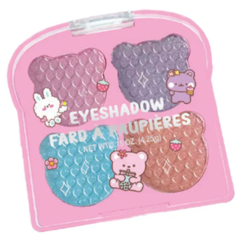 Hot Focus - Sweet Kisses Eyeshadow With Lip Gloss & Gel Set - Multicolor