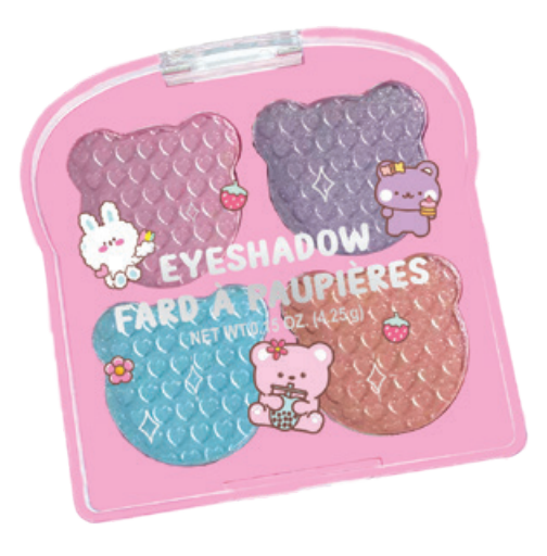 Hot Focus - Sweet Kisses Eyeshadow With Lip Gloss & Gel Set - Multicolor