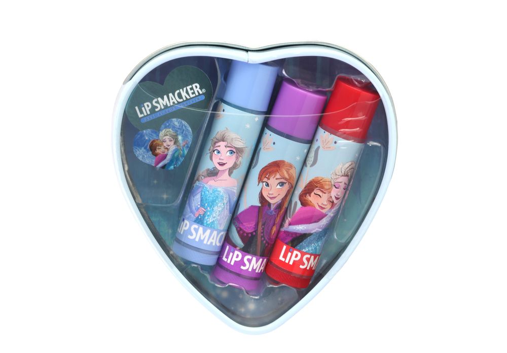 Lip Smacker - Disney Frozen Lip Gloss Heart Shape Tin - Pack Of 3