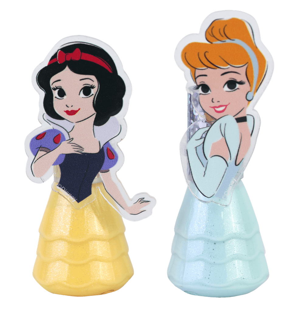 Lip Smacker - Princess Nail Polish Set - Snow White & Cinderella - 2 Pc Set