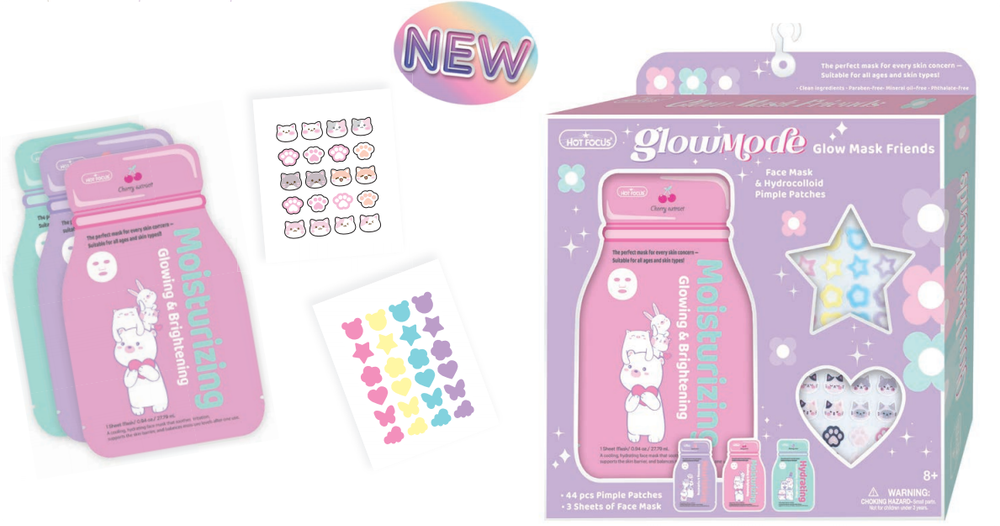 Hot Focus - Glow Mask Friends Kit