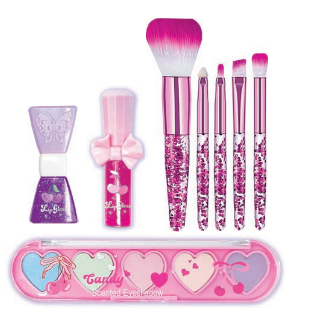 Hot Focus - Girl's Beauty In Trendz Play Make-Up Kit - Multicolor