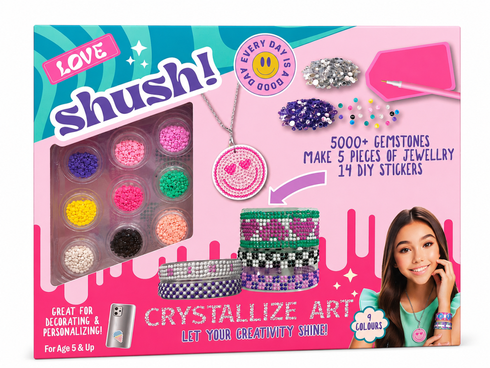 Shush! - Crystallize Art Set - 43 Pc Set
