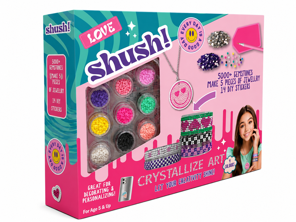 Shush! - Crystallize Art Set - 43 Pc Set