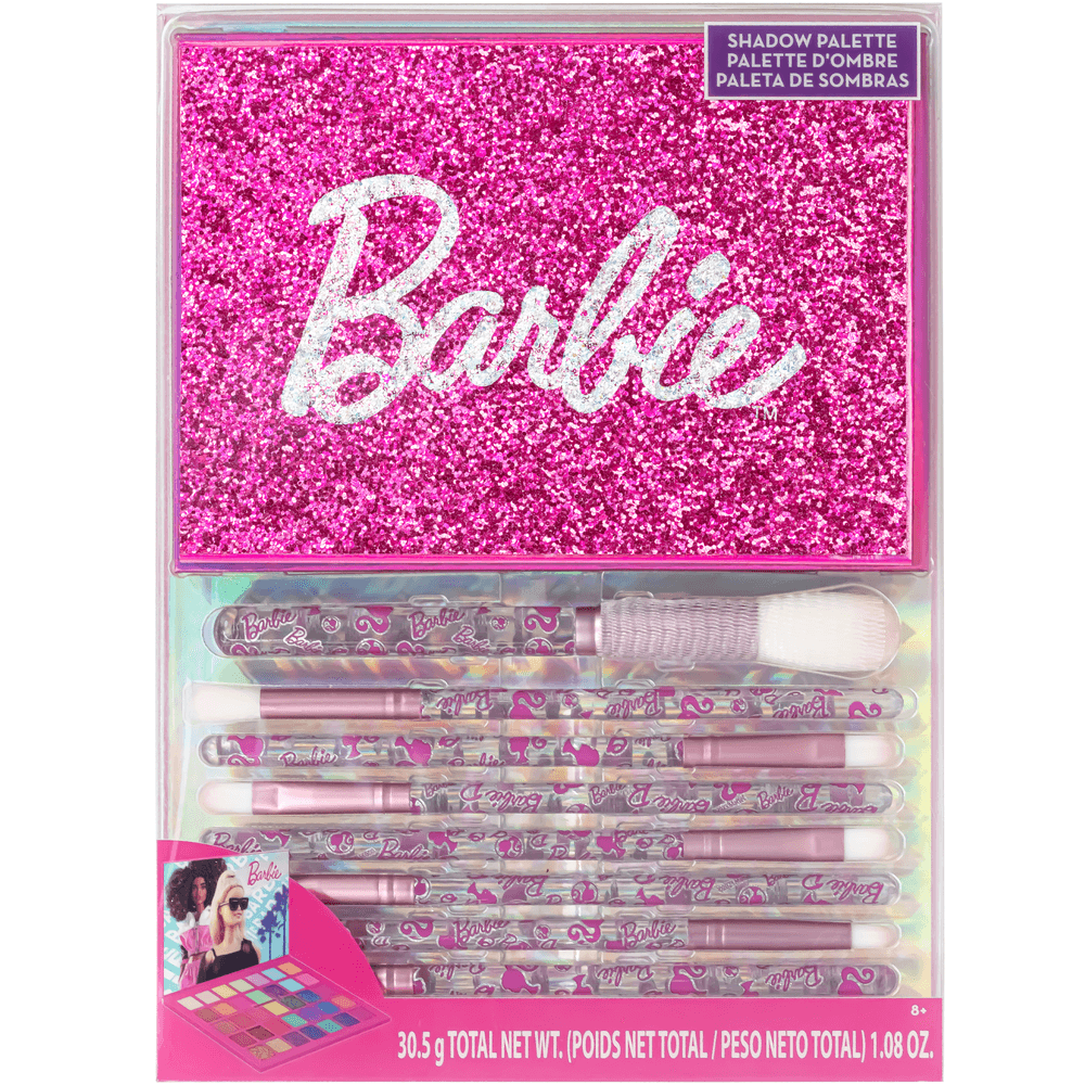 Townleygirl - Barbie Shadow Palette & Brush Set - 9 Pcs