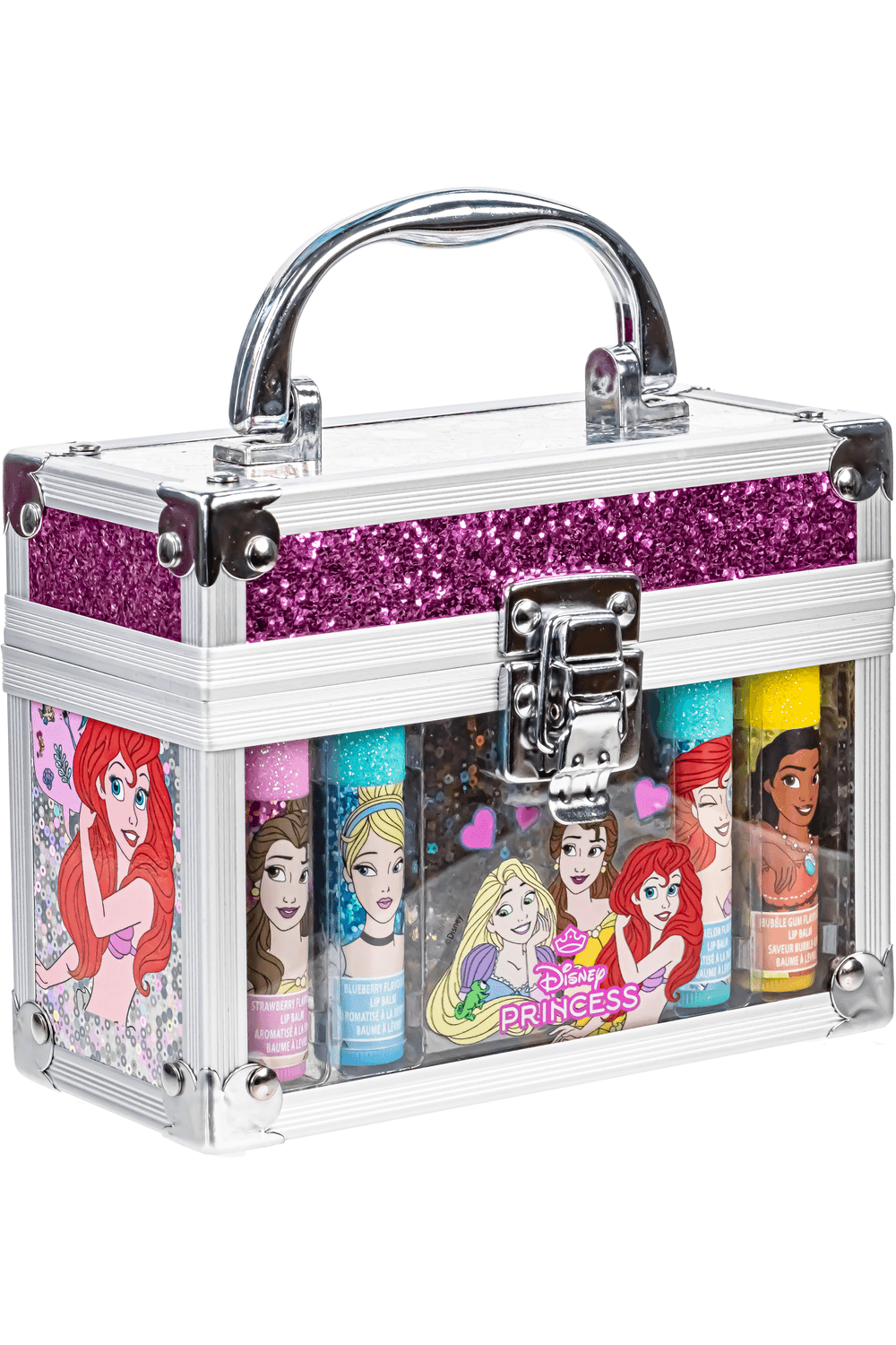 TownleyGirl - Lip Balm With Mini Train Case - 4 Pcs