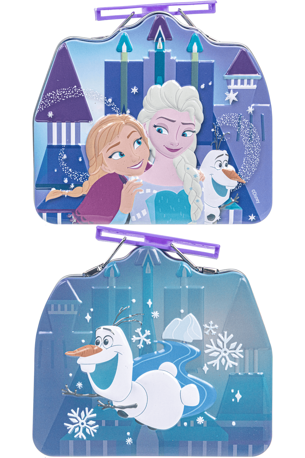 TownleyGirl - Disney Frozen Swirl Lip Balm With Shaped Tin - 4 Pcs