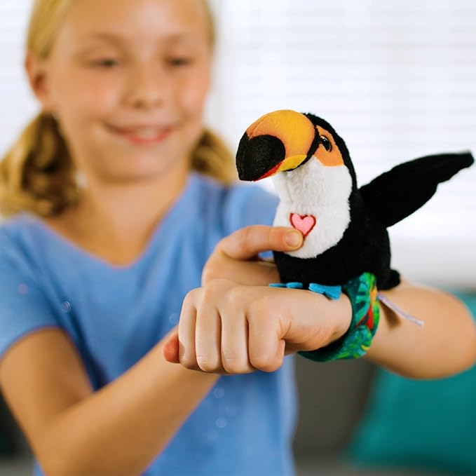 Happy Yappers - Interactive Bird Toy - Toucan & Flamingo - 2 Pcs