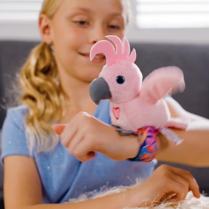 Happy Yappers - Interactive Bird Toy - Cockatoo & Blue Parrot - 2 Pcs