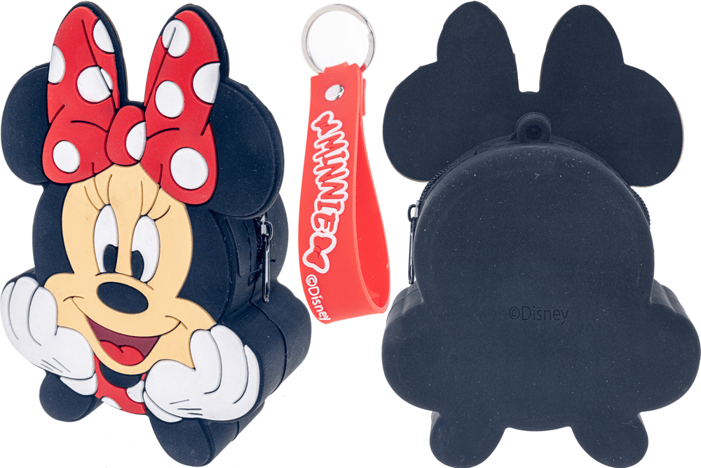 TownleyGirl - Disney Minnie Mouse Lip Gloss With Silicone Bag - 4 Pcs