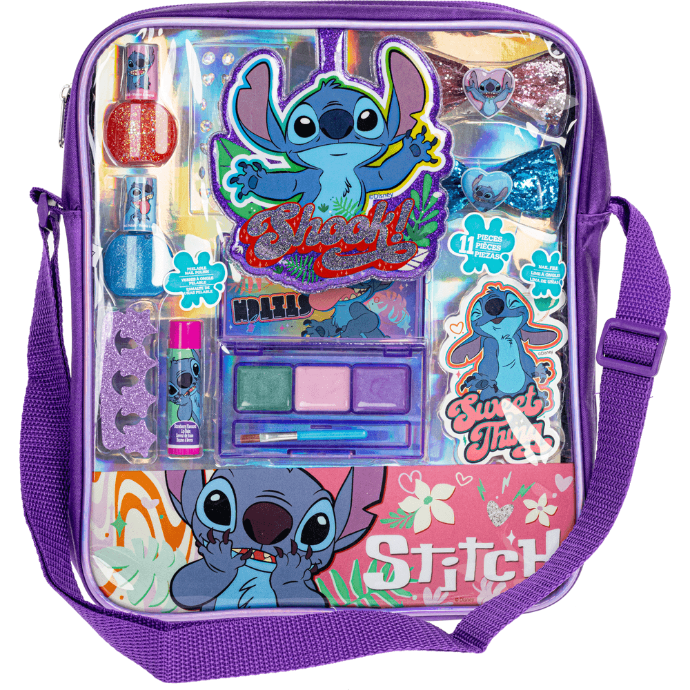 Townleygirl - Stitch Cosmetic Gift Bag Set - Multicolor - 11 Pcs