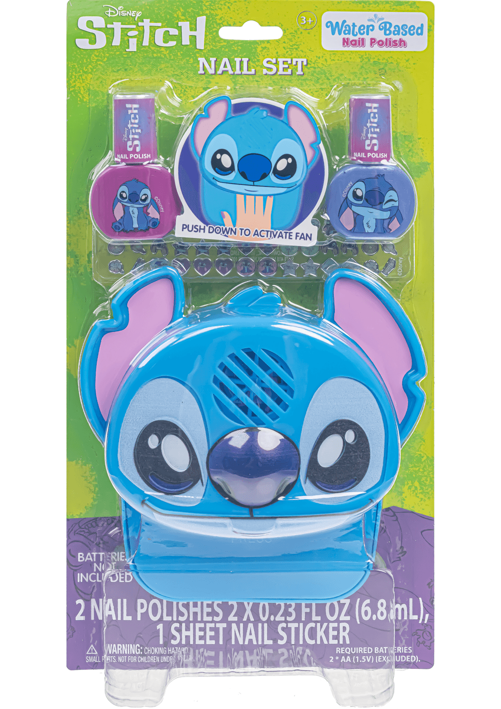 TownleyGirl - Disney Stitch Nail Set - Multicolor - 4 Pcs
